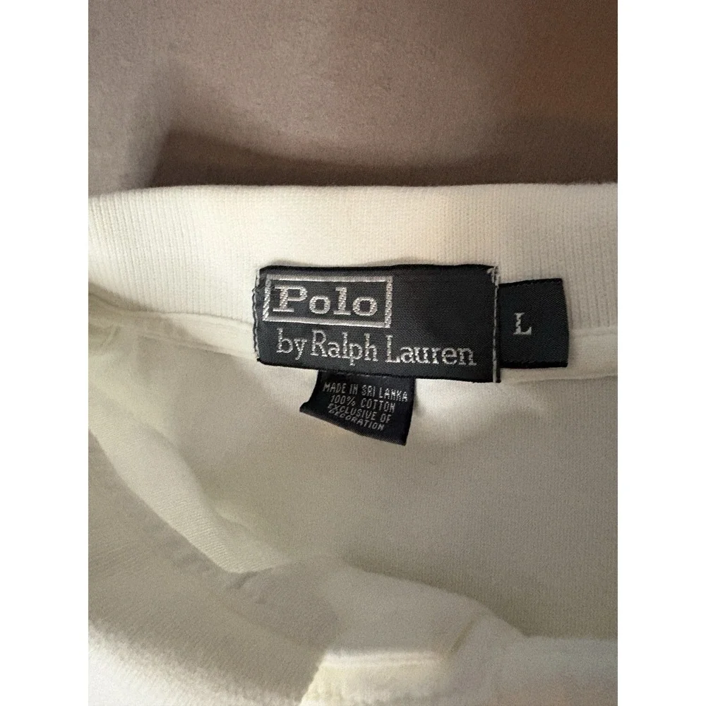 Ralph Lauren Polo Shirt Men's Large Blue Black White Short Sleeve Lot Of 4